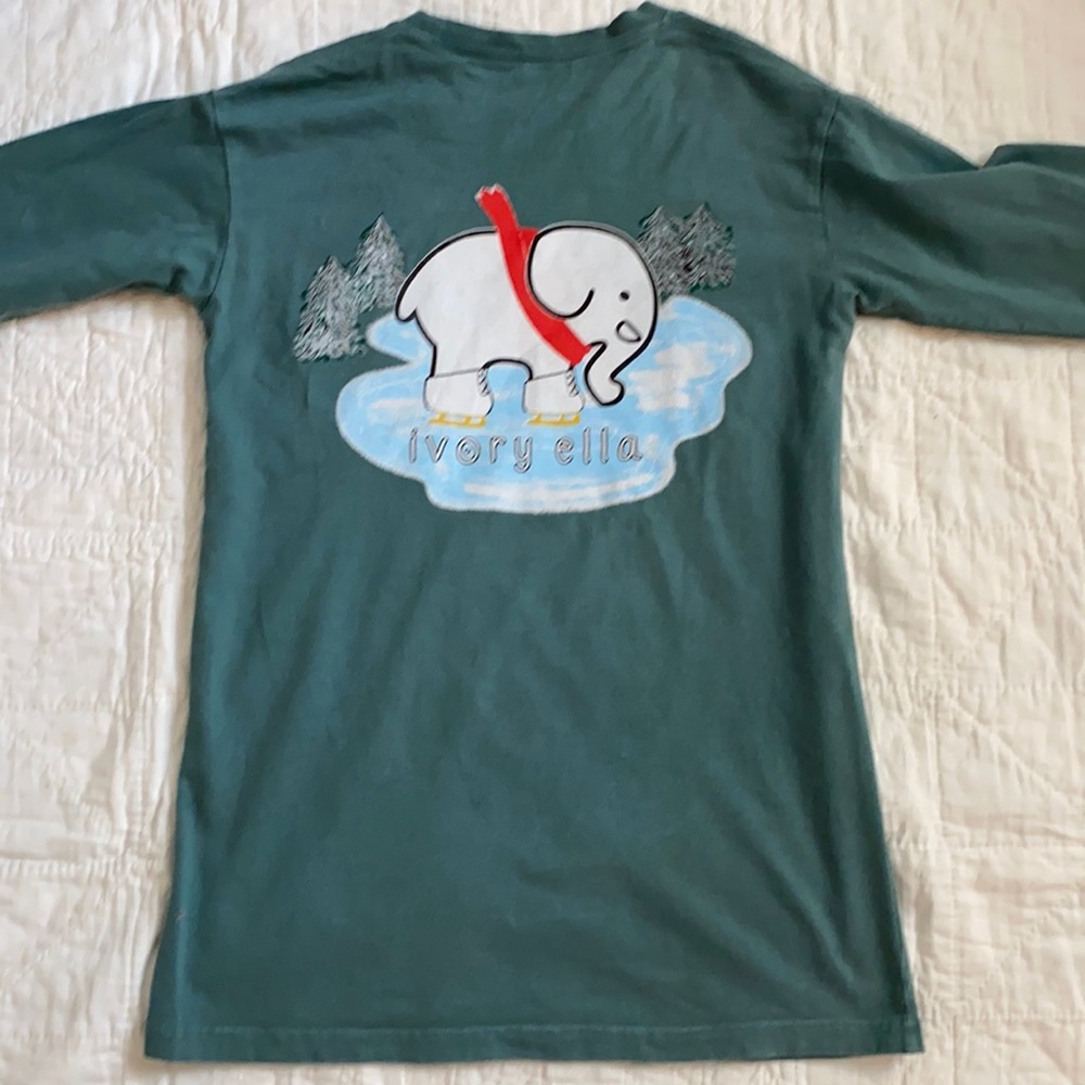 Ivory Ella long sleeve Christmas tee